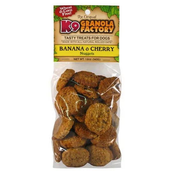 12 oz. K-9 Granola Factory Mini Banana & Cherry Nuggets - Treats